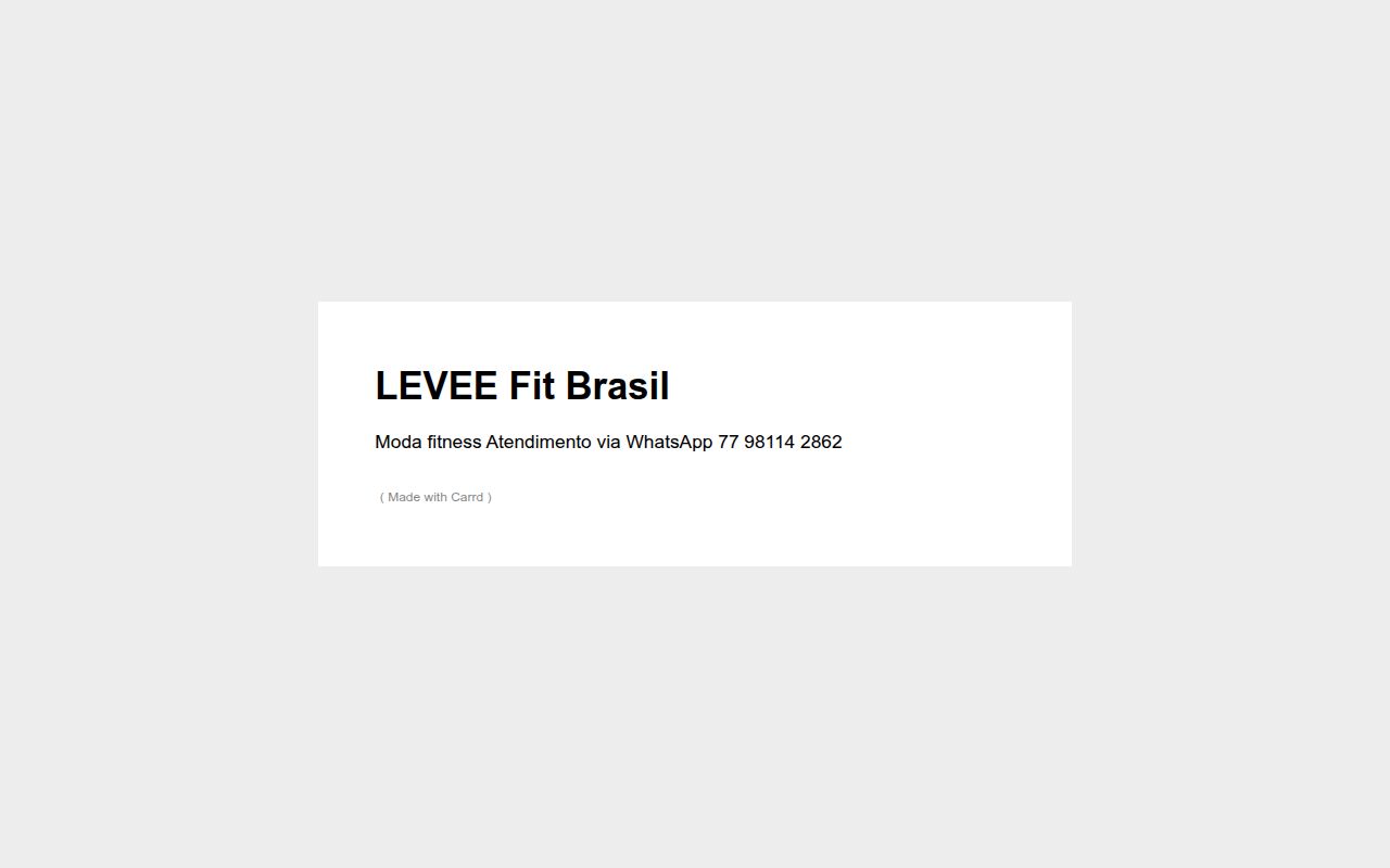 Carrd profile picture for @levee